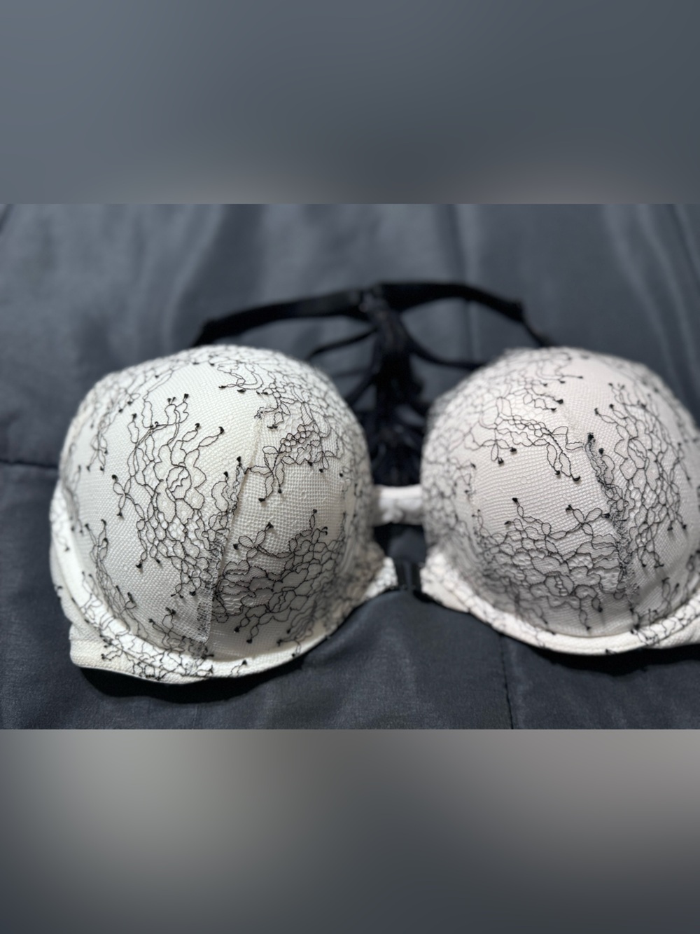 Victoria's Secret White Lace Push-Up Bra